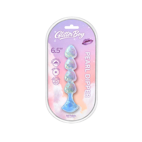 Cotton Candy Joy Gems Pearl Dipper Anal Beads Encased Sparkles