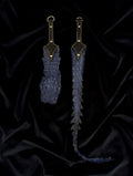 Crocodile Backstrap Paddle/Whip Set