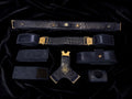 Crocodile Leather Spreader Bar