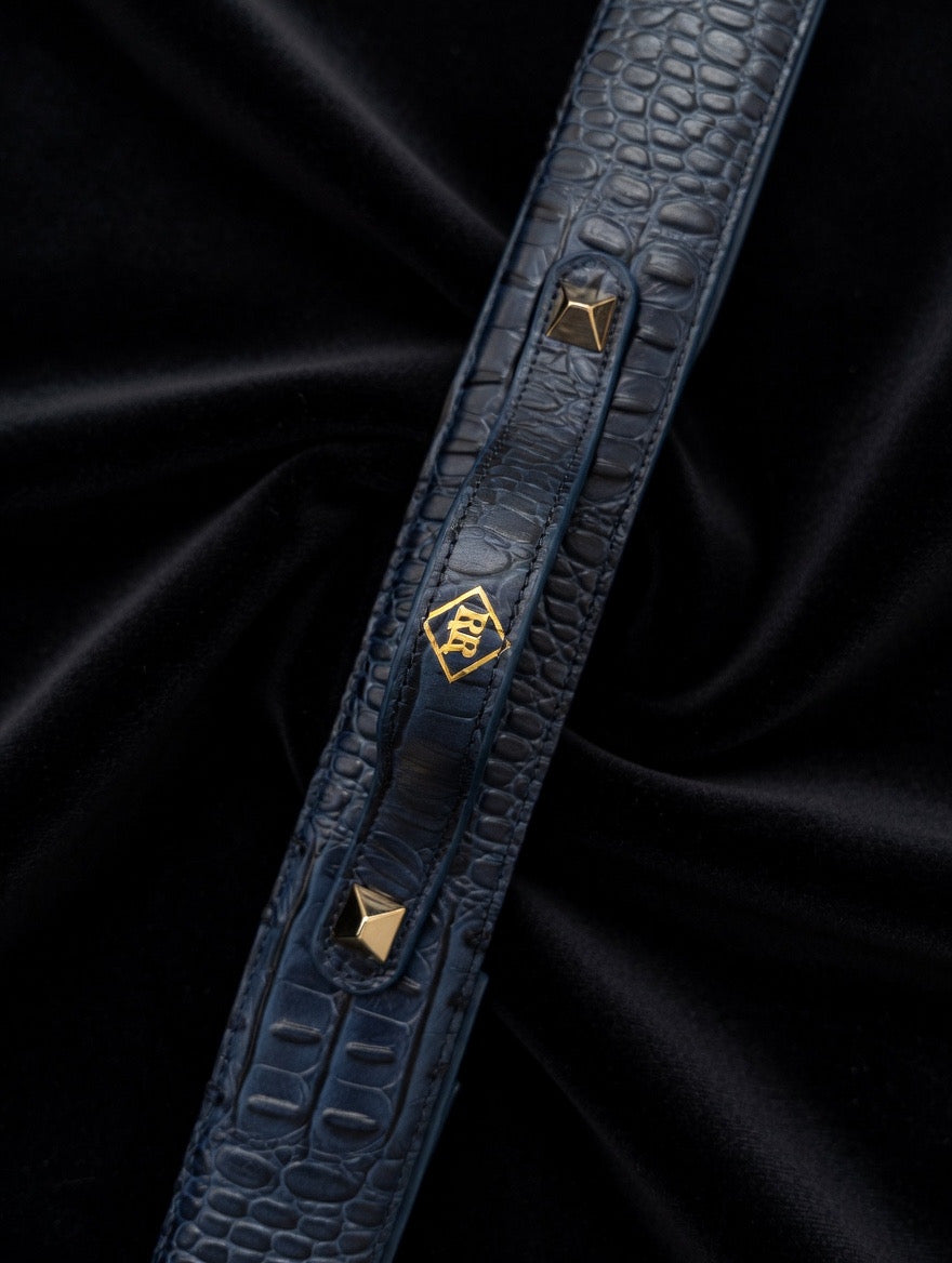 Crocodile Leather Spreader Bar