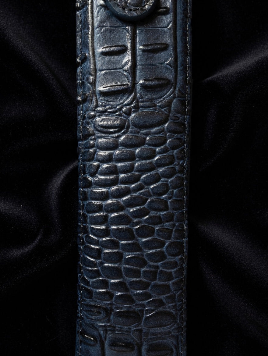 Crocodile Leather Spreader Bar